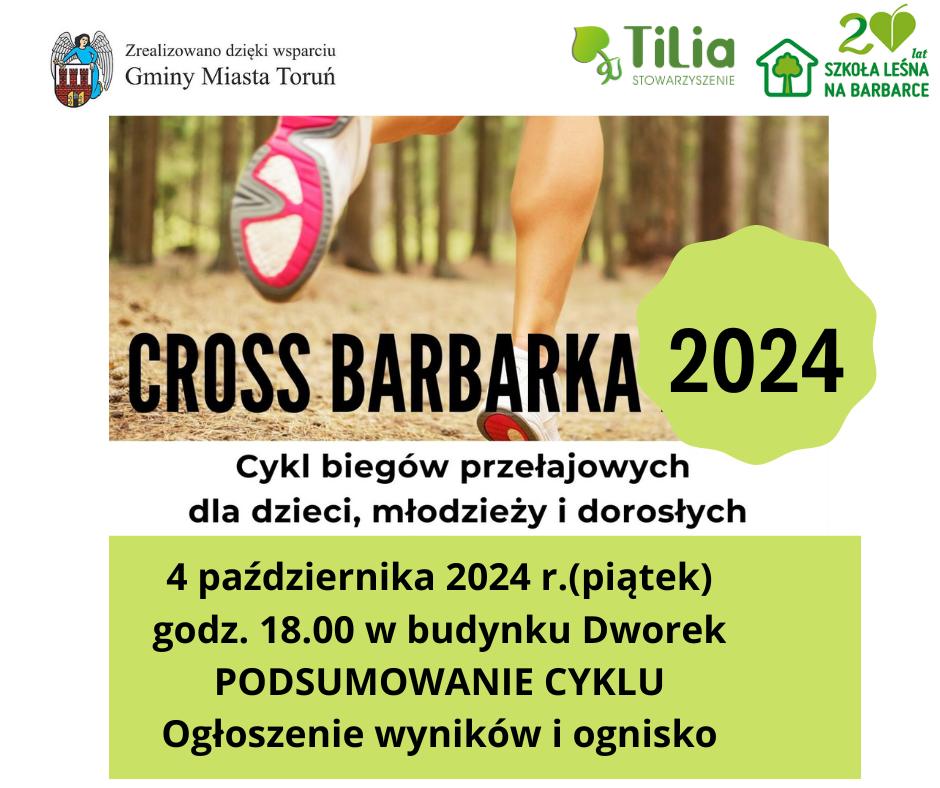 Zapraszamy na spotkanie podsumowujące Cross Barbarka 2024