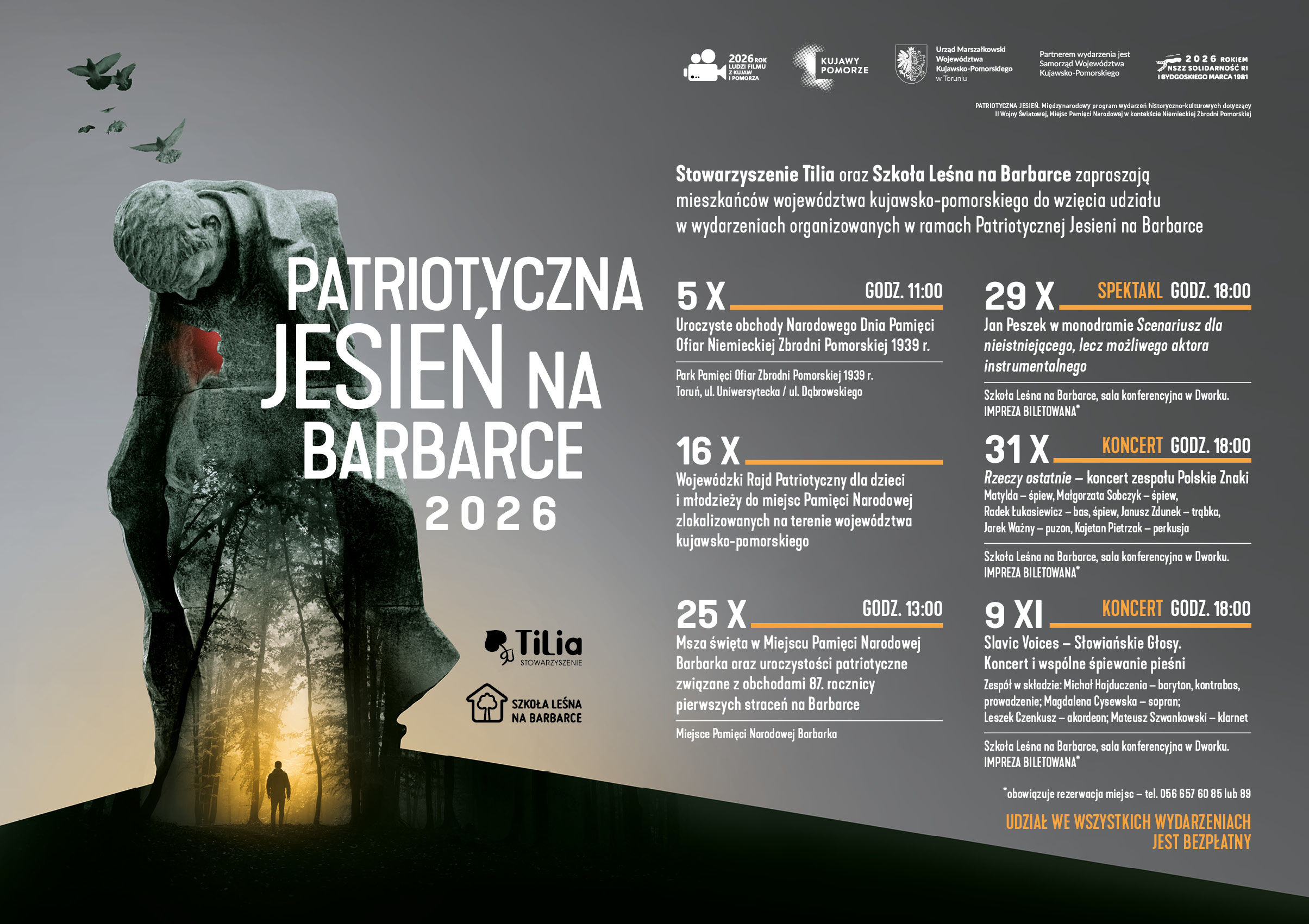  Patriotyczna Jesień na Barbarce 2026  Wydarzenia 