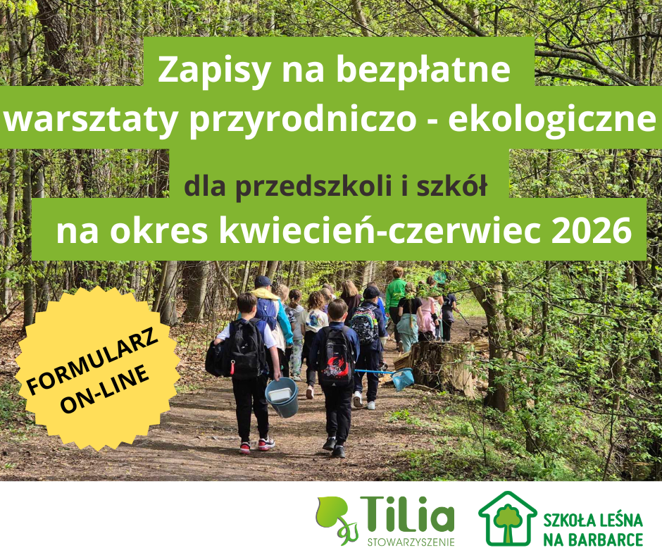 Zapisy na bezpłatne warsztaty i zajęcia w okresie kwiecień-czerwiec 2026 